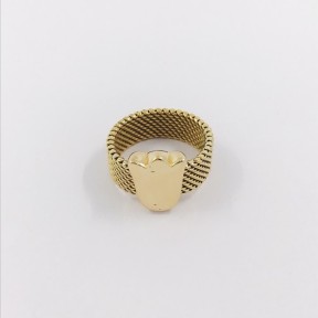 Anillo Tous con tulipÃ¡n en oro 18kt