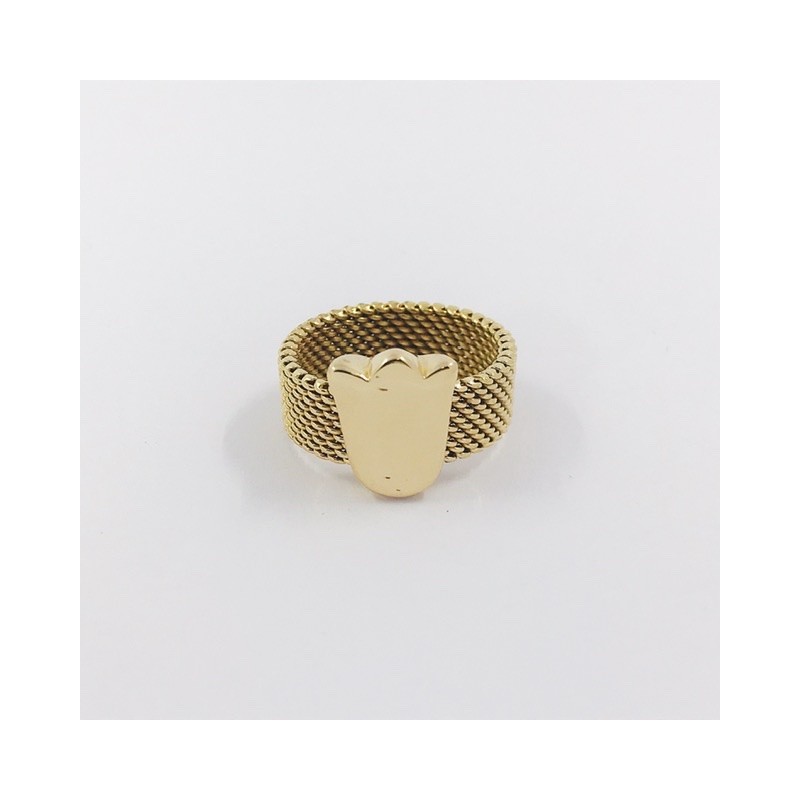 Anillo Tous con tulipÃ¡n en oro 18kt