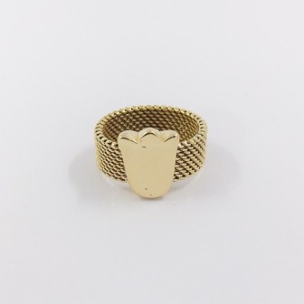 Anillo Tous con tulipÃ¡n en oro 18kt