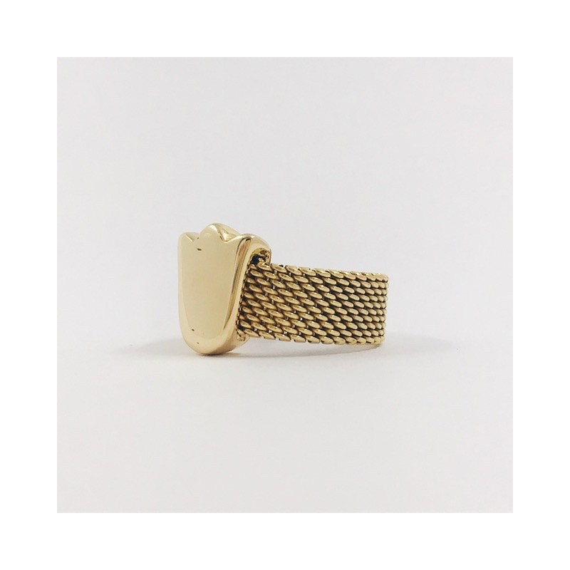 Anillo Tous con tulipÃ¡n en oro 18kt