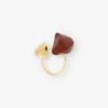 Anillo oro y piedra roja TOUS