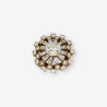 Anillo vintage en oro 18kt con brillantes