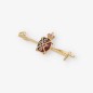 Broche Club Polo Barcelona en oro 18kt