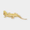 Broche forma de cocodrilo en oro 18kt