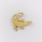 Broche forma de lagarto en oro 18kt