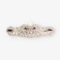 Broche vitage en oro blanco 18kt con brillantes