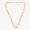 Cadena barbada 60cm en oro 18kt