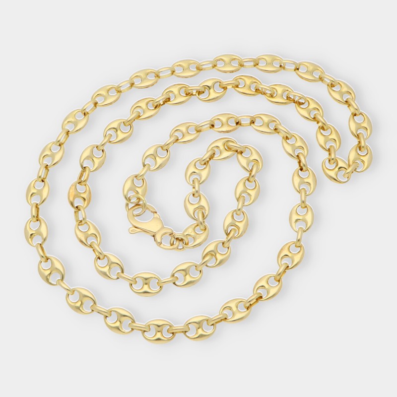Cadena de calabrotes en oro 18kt