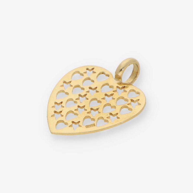 Colgante corazÃ³n Tous en oro 18kt.