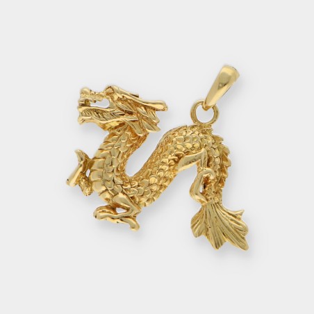 Colgante DragÃ³n en oro 18kt