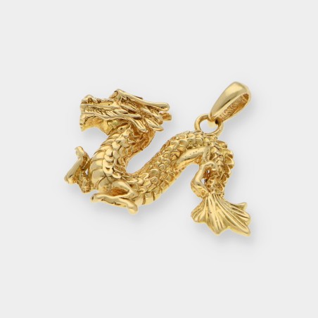 Colgante Dragón en oro 18kt