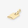 Colgante placa en oro 18kt