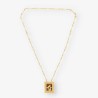 Collar Madona de Port Lligat DalÃ­ en oro 18kt con documentaciÃ³n