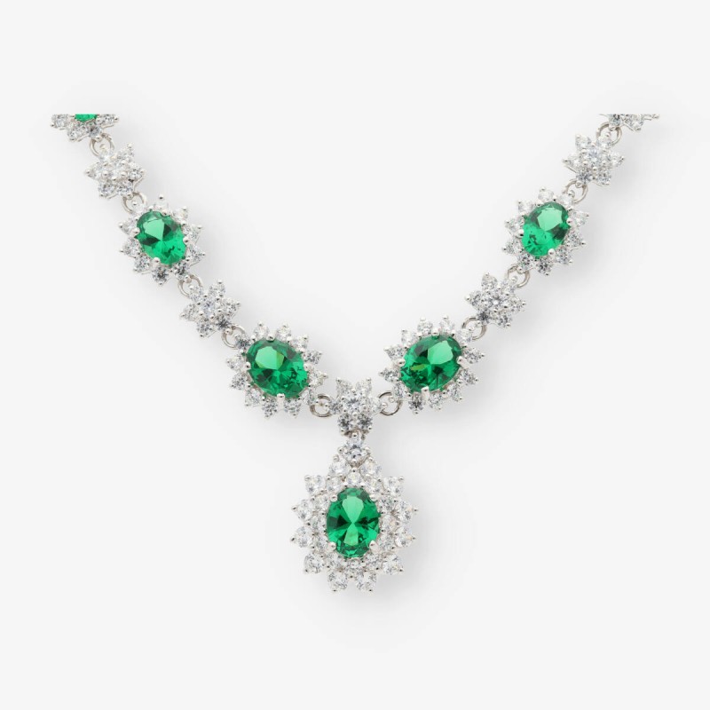 Gargantilla en oro blanco 18kt