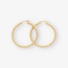 Pendientes aro en oro 18kt