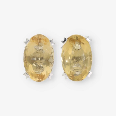 Pendientes en oro blanco 18kt