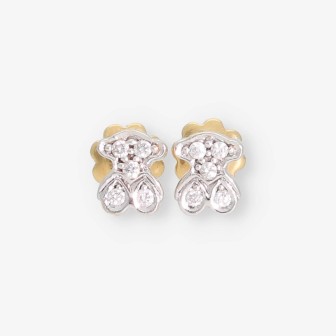 Pendientes osito Tous en oro 18kt y brillantes