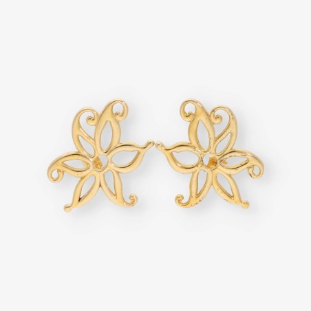 Pendientes Tous con forma de flor en oro 18kt