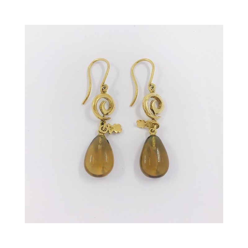 Pendientes Tous en oro 18kt