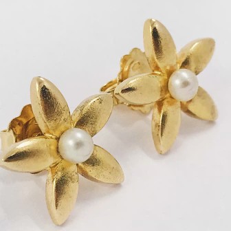 Pendientes Tous margarita en oro 18kt