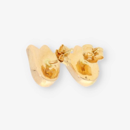 Pendientes tulipán Tous en oro 18kt