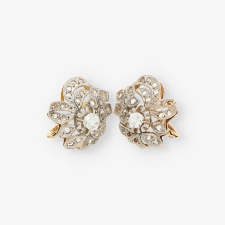 Pendientes vintage en oro 18kt