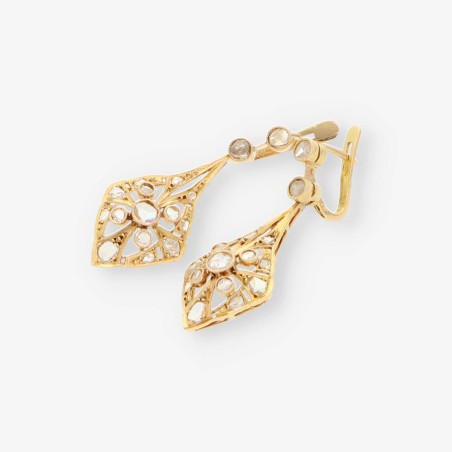 Pendientes vintage en oro 18kt