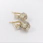 Pendientes vintage en oro 18kt con diamantes