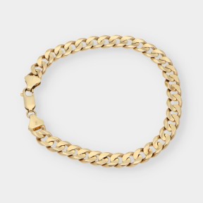 Pulsera barbada en oro 18kt