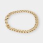 Pulsera barbada en oro 18kt