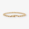 Pulsera barbada en oro 18kt