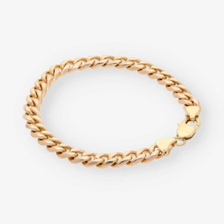 Pulsera barbada en oro 18kt