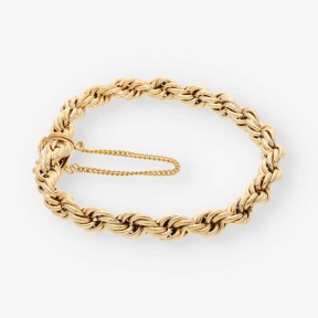 Pulsera CordÃ³n en oro 18kt