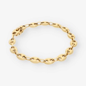 Pulsera de calabrotes en oro 18kt