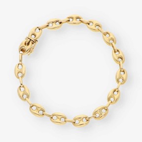 Pulsera de calabrotes en oro 18kt