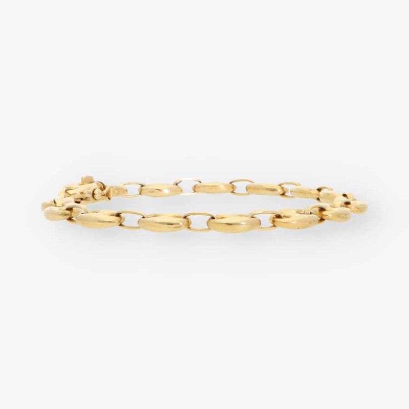 Pulsera de calabrotes en oro 18kt