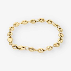 Pulsera de calabrotes en oro 18kt