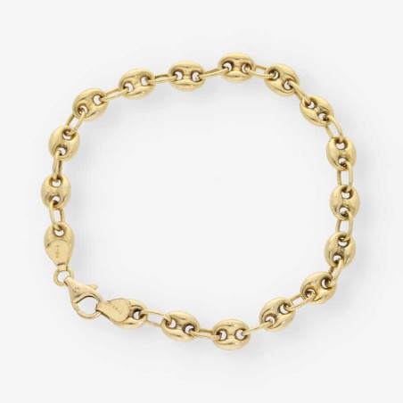 Pulsera de calabrotes en oro 18kt