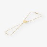 Pulsera de dedo con corazÃ³n en oro 18kt