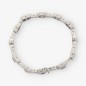 Pulsera de oro blanco 18kt con brillantes