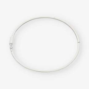 Pulsera de oro blanco 18kt con brillantes