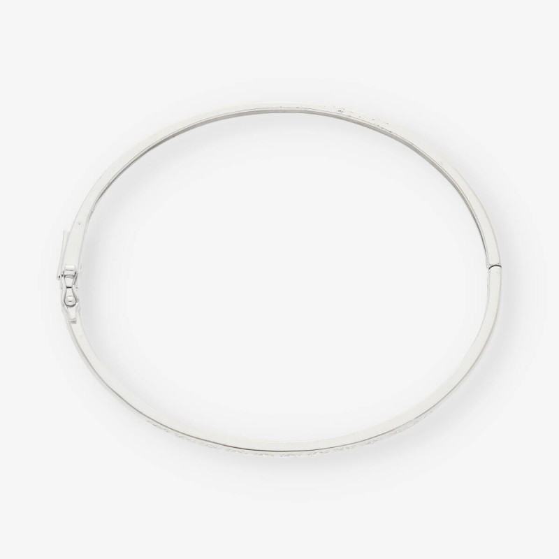 Pulsera de oro blanco 18kt con brillantes