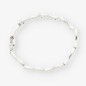 Pulsera de oro blanco 18kt con brillantes