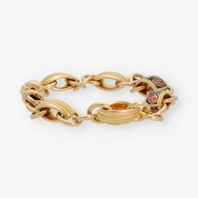 Pulsera en oro 18kt con brillantes