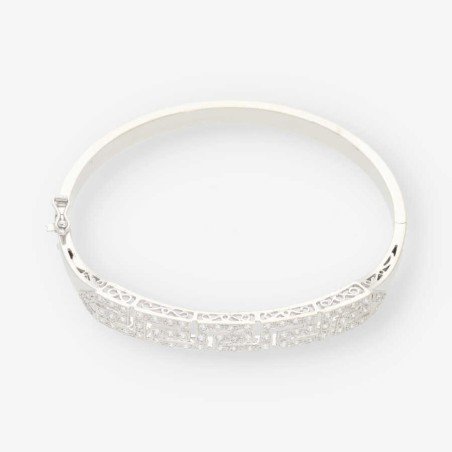 Pulsera en oro blanco 18kt