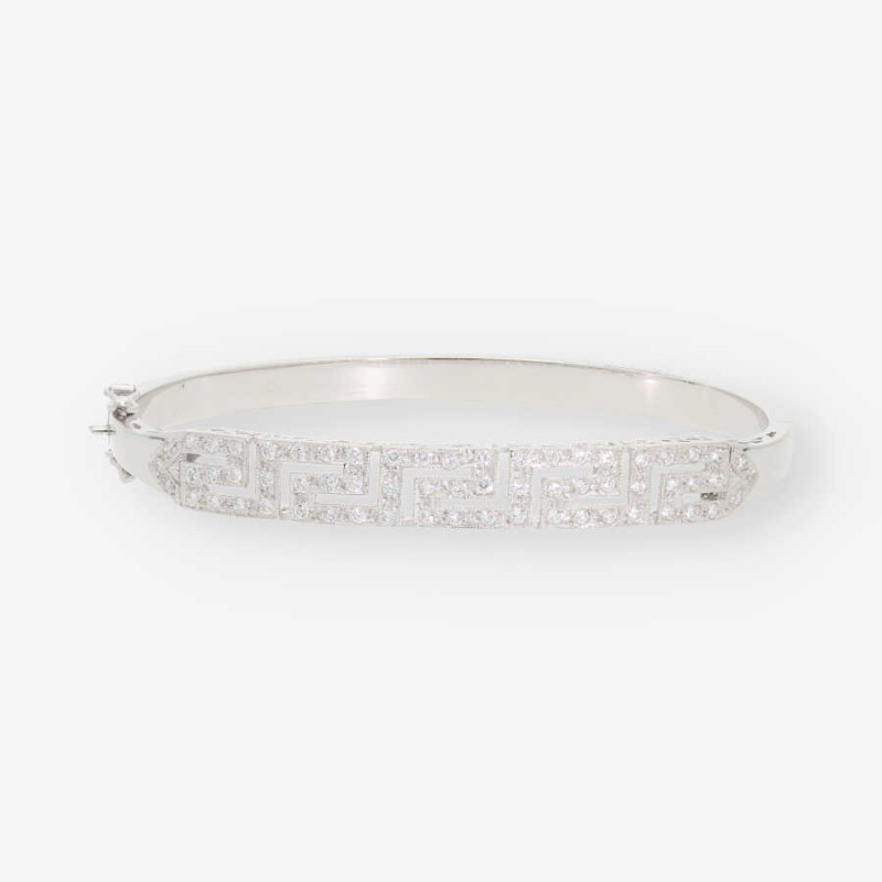 Pulsera en oro blanco 18kt