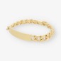 Pulsera nomeolvides en oro 18kt NUEVO