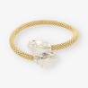Pulsera pantera en oro bicolor 18kt