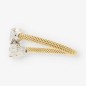 Pulsera pantera en oro bicolor 18kt