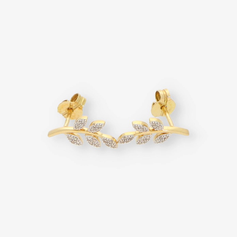 Pendientes oro y bri TOUS